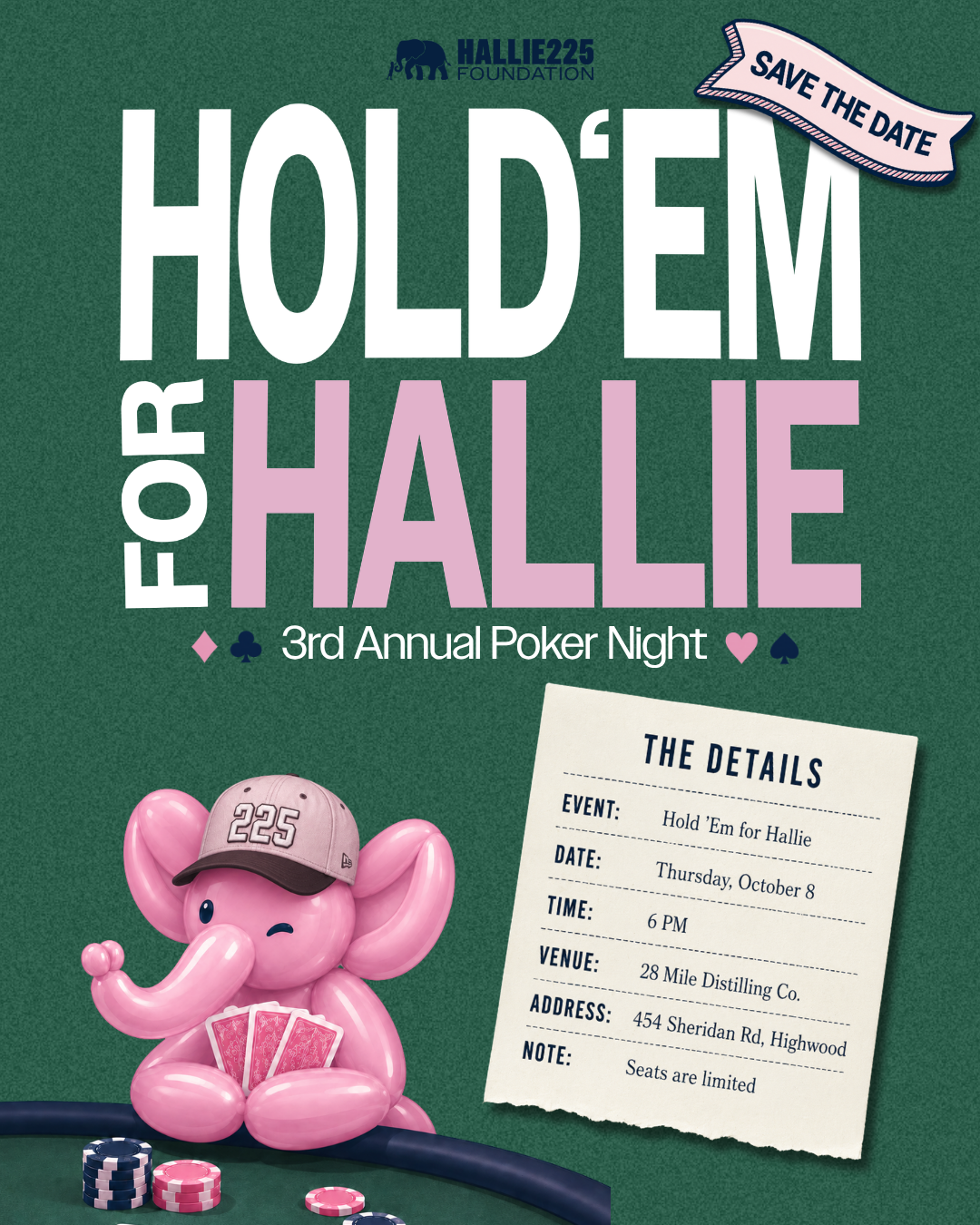 Hold'em For Hallie Event Ticket